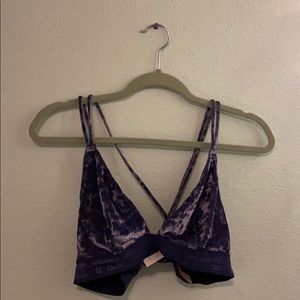 Velvet bralette